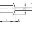 Blindnieten Pop TAPD 625 BS Rundkopf Alu/Stahl Ø 4.8 L 26mm Klemmlänge 13.5 - 19.8mm | Bild 2