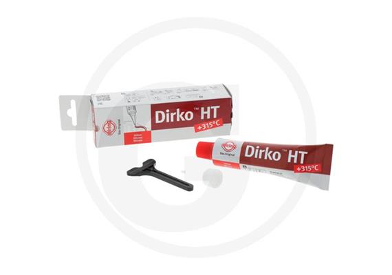 Dirko Elring Dichtmasse HT rot 70ml Silikon +315°C max. Maximaler Dichtspalt 2 mm