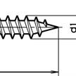 Ferronorm Twist-K Linsensenk T25, A2 5x60mm Schneridkerbe Reibgewinde Fräsrippen | Bild 2