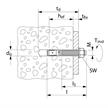 fischer Bolzenanker Stahl verzinkt 12mm x 126mm x 30mm x 50mm 45263 | Bild 2