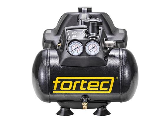 Fortec Druckluft Kompressor 230V/1100W 6L Tank 170 lt/min 8bar Ölfrei FT-AIR-6/170-OL