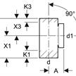 Geberit PE Reinigungsstück 90° Ø 110/110mm (Putzstück) mit runder Serviceöffnung | Bild 2