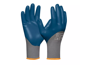 GEBOL Arbeitshandschuh Wet Guard blau 10 729513_10