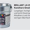 KNUCHEL BRILLANT Emaillack750 ml, Maschinengelb RAL1007 Metall+Holz + CHF 0.72 VOC Taxe | Bild 3