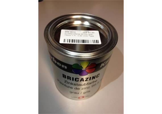 KNUCHEL Farben BRICAZINC Zinkstaubfarbe 99,5% grau 750ml + Fr. 0.90 VOC Taxe