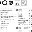 KRAFTWERK Steckschlüssel-Satz, 1/4", 82-tlg. 204.101.001 | Bild 2