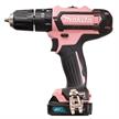 MAKITA Li-Ionen Akku Bohrschrauber 12V 2Ah HP333DSAP ROSA mit Ladegerät+Akku | Bild 3