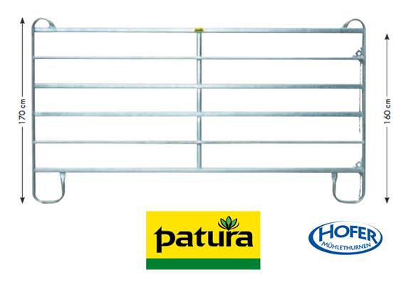 PATURA Panel-6, Breite 2,40 m, Höhe 1,70 m, für Pferd, Rind, Esel, Pony