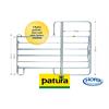 PATURA Pfosten Ø 76 mm, 1,35 m, mit Bodenplatte 200 x 200 x 8 mm (L x B x H)  Ref. 303472