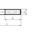 Sechskantschrauben verzinkt mit Teilgewinde 8.8 M6 x 30 | Bild 2