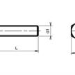 Sechskantschrauben verzinkt mit Vollgewinde 8.8 M10 x 45 | Bild 2