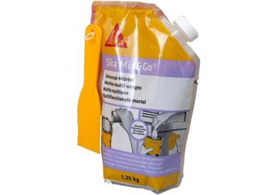 SIKA Universal-Reparaturmörtel Mix&Go 1,25 kg mit Spachtel