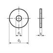 Unterlagscheiben verzinkt DIN 433 6.4 x 11 x 1.6mm | Bild 2